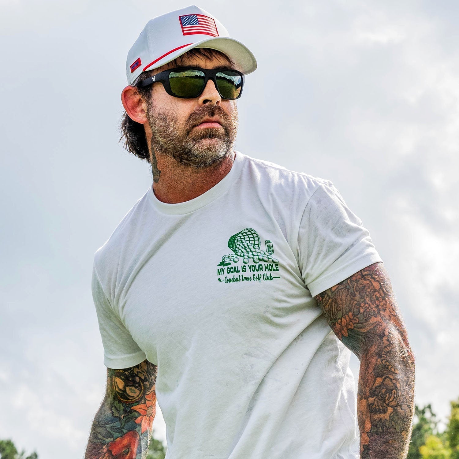 My Goal Is Your Hole Golf Club Herren T-Shirt